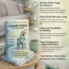 Chair Yoga for Seniors Spiral Workbook – Daily Gentle Fitness Journal with Progress Tracker