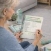 Chair Yoga for Seniors Spiral Workbook – Daily Gentle Fitness Journal with Progress Tracker