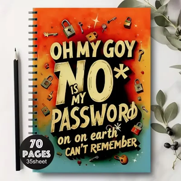 Hobby Spiral Password Notebook