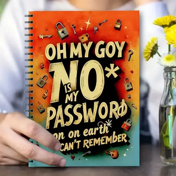 Hobby Spiral Password Notebook